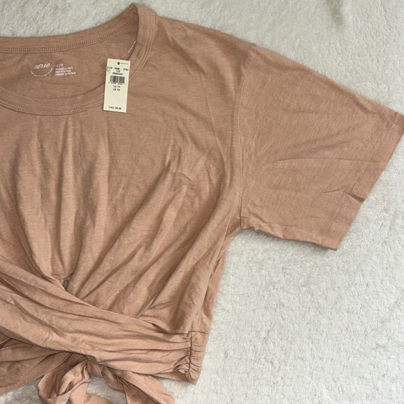 NWT Aerie Cropped Wrapback T-Shirt - Picture 5 of 11